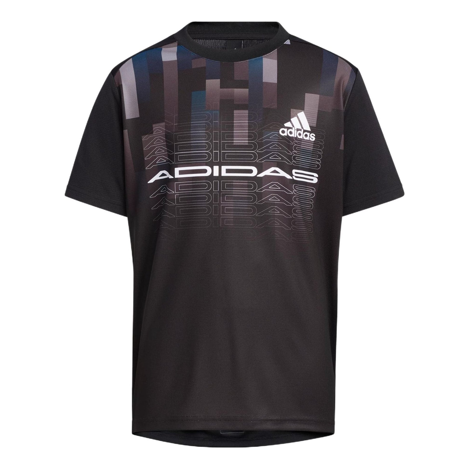 (GS) adidas Professional Sports Training T-Shirt Asia Sizing 'Black' HE2552