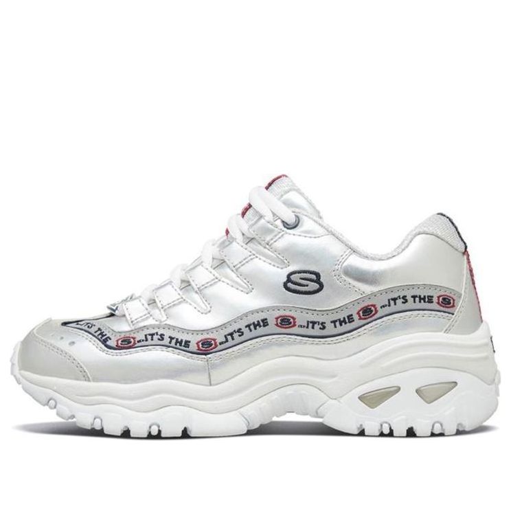 (WMNS) Skechers Energy Running Shoes Silver 13419-SIL