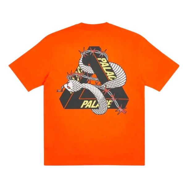 PALACE Hesh Mit Fresh Logo Short Sleeve Unisex Orange PAL-FW20-04