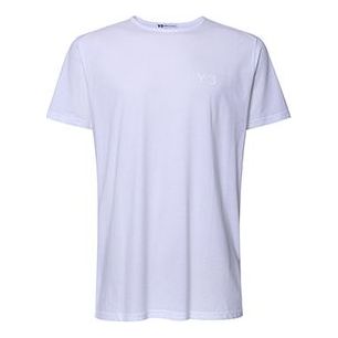 Men's Y-3 Yohji Yamamoto Round Neck Short Sleeve White Y31C3T001