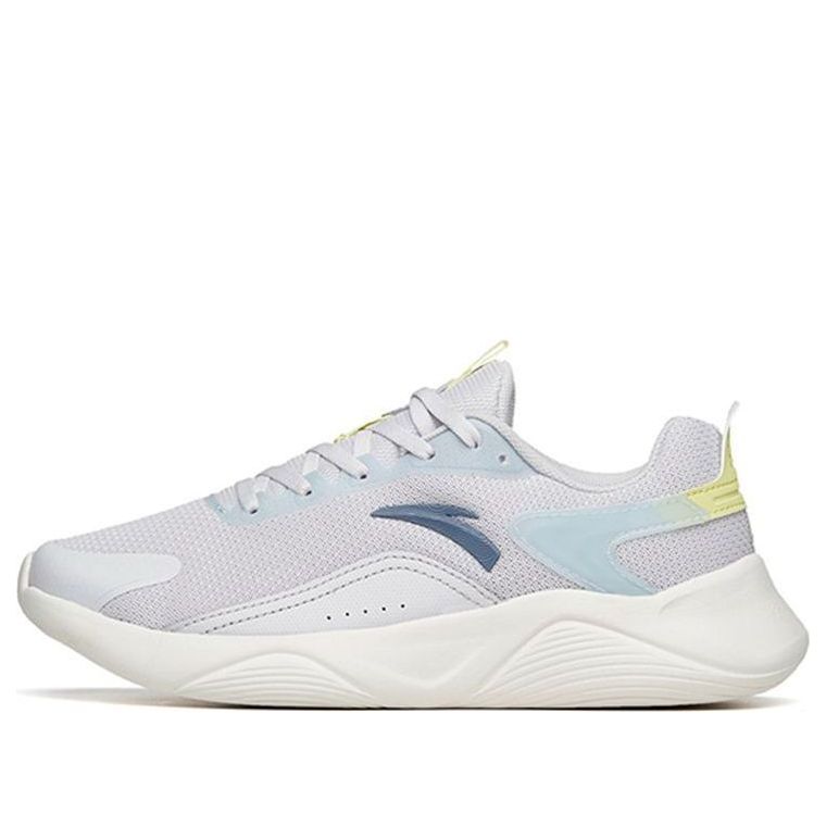 (WMNS) ANTA Running Series Sneakers 'Grey Blue Yellow' 122215571-4