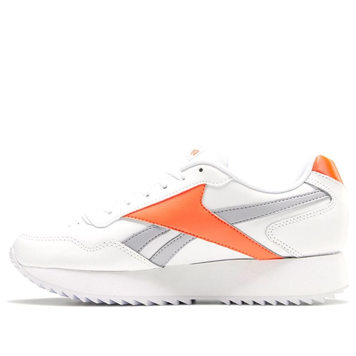 (WMNS) Reebok Royal Glide 'Ripple Double - White Orange' FZ3088