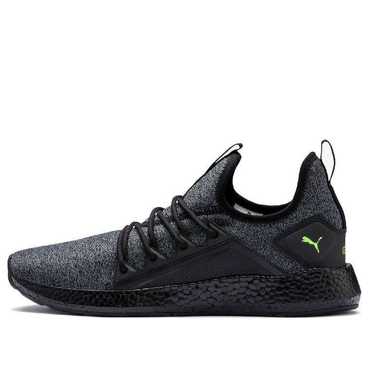PUMA Nrgy Neko Knit Low Top Running Shoes Black/Green 191093-21
