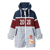 FILA x MIHARA Woven Jacket Crossover hooded Jacket White Printing F71M038701F