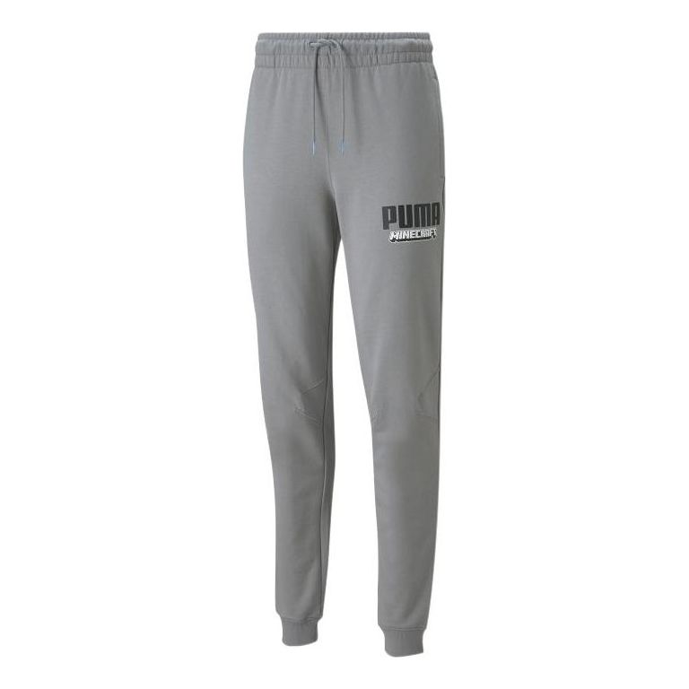 PUMA x MINECRAFT Sweatpants 'Grey' 534377-76