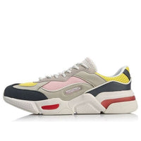 (WMNS) Li-Ning Reverses Classical Light Leisure Low 'Grey Yellow' AGCN382-1