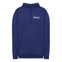 (WMNS) Balenciaga Logo Loose Hoodie Blue 578135TIV534540