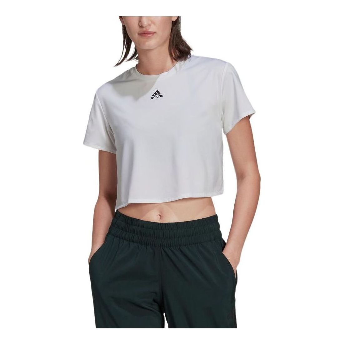 (WMNS) adidas WTR Novelty Asia Sizing 'T-Shirt 'White' HG5076