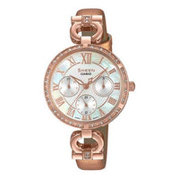 CASIO SHEEN Waterproof Stainless Steel Strap White Analog SHE-3067PGL-7BUDF