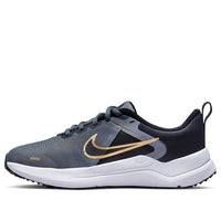 (GS) Nike Downshifter 12 'Cool Grey Metallic Gold' DM4194-005