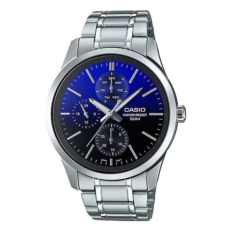 Sports Blue Gradient Blue Analog MTP-E330D-2AVDF