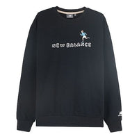 New Balance Men's New Balance x ZPZ Crossover Logo Printing Casual Sports Round Neck Pullover Black NCA47011-BK
