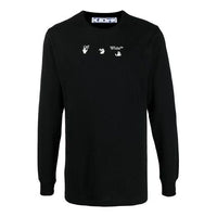Off-White SS21 Marker Arrows Printing Micro Mark Round Neck Slim Fit Version Black OMAB001S21JER0081010