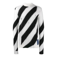 Off-White SS21 Stripe High Collar Black White OMHE028E19B020020100