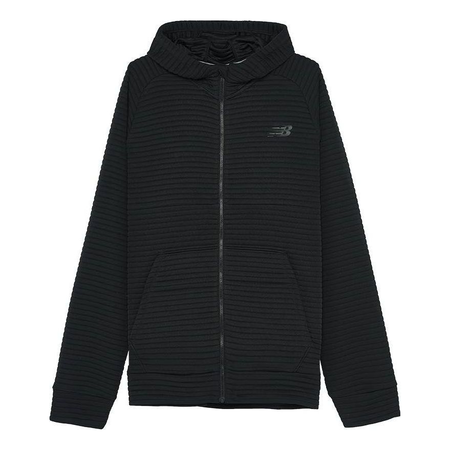 New Balance Slim Fit Hooded Jacket Asia Sizing 'Black' MJ93932-BK