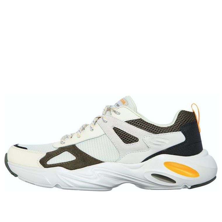 Skechers Stamina Airy Neurolock Low Top Running Shoes Cream 237235-OFWT