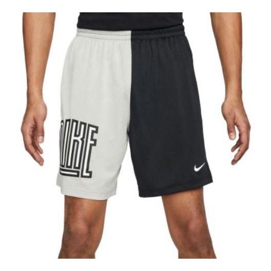 Nike Dri-FIT Basketball Shorts 'Grey White Black' DH7164-052