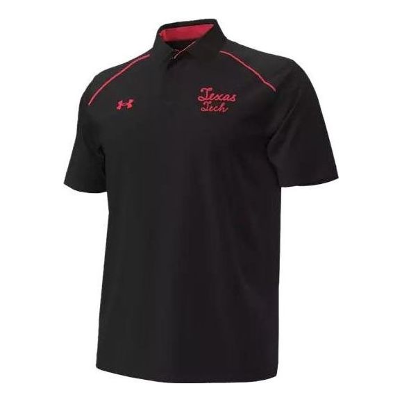 Under Armour Texas Tech University Logo Polo Shirt 'Black' 5120670-001