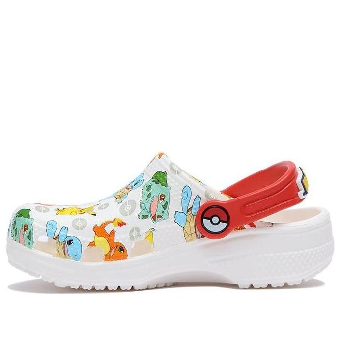 (TD) Crocs Classic Pokemon Clogs 'White Red' 207754-94S