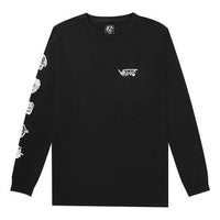 Vans Rowan Pro Logo Printing Long Sleeves Couple Style Black VN0A4MQCBLK