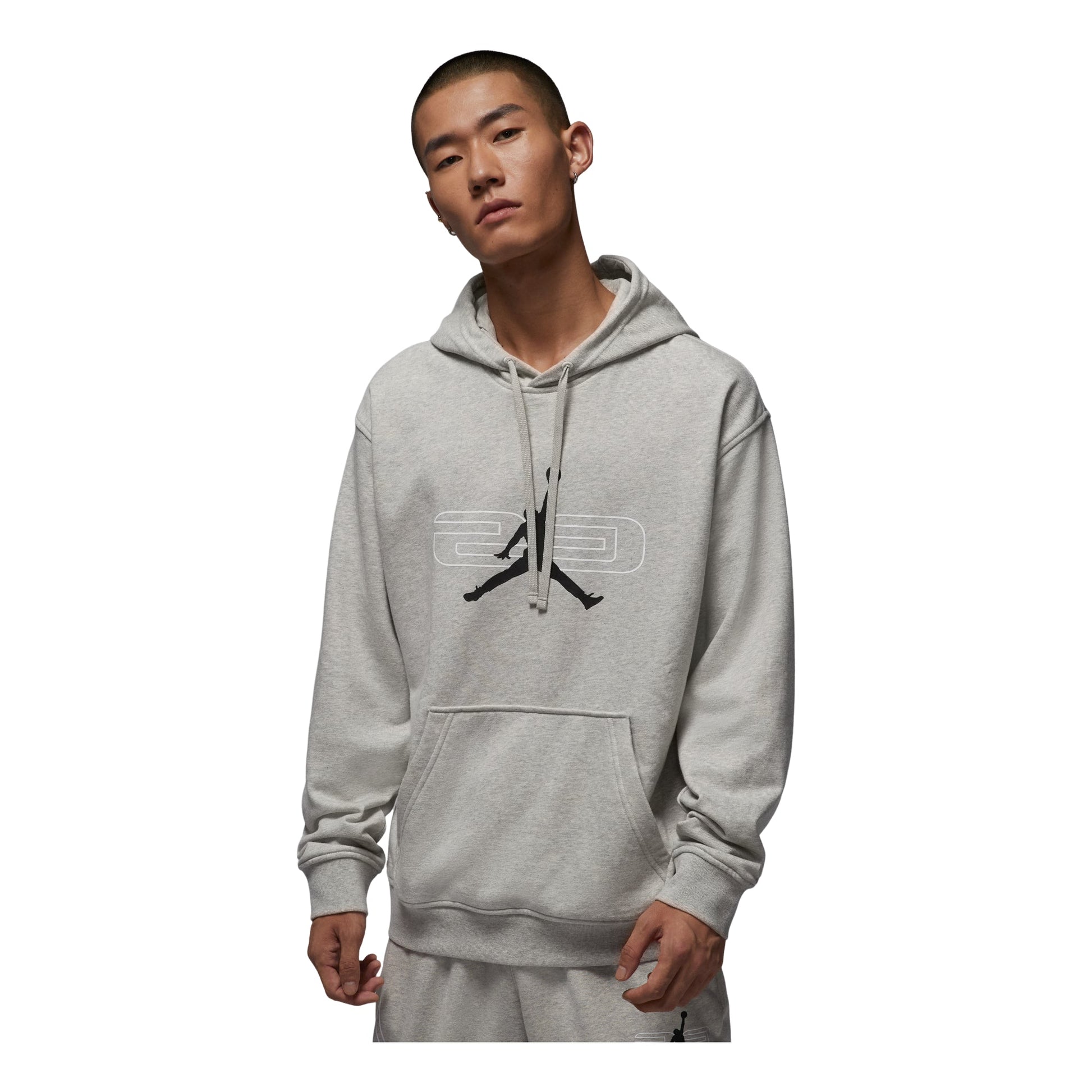 Air Jordan Sport Crossover Fleece Pullover Hoodie 'Grey'  HQ8695-084
