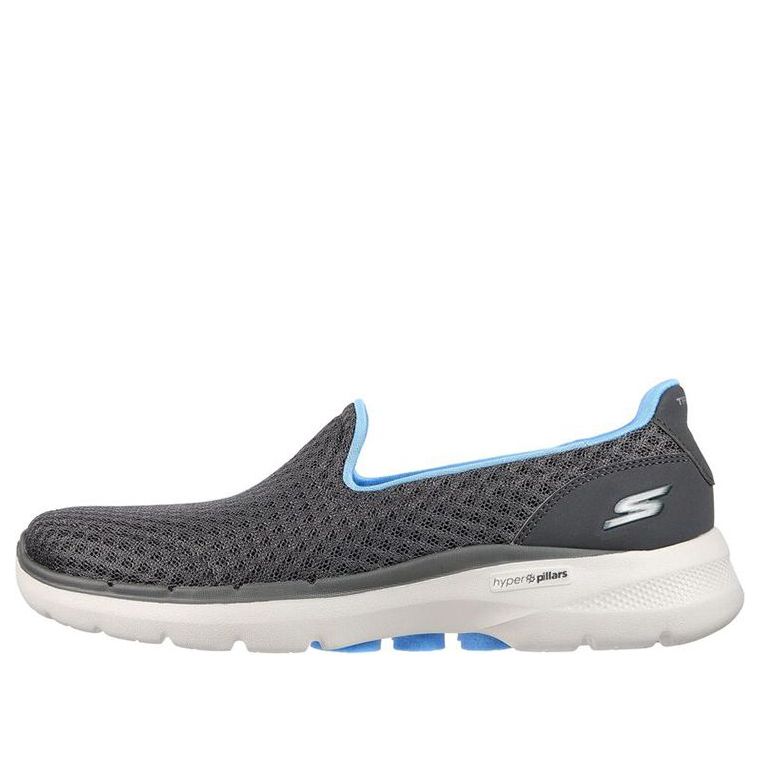 (WMNS) Skechers Go Walk 6 Low Loafer Grey/Blue 124508-GYBL