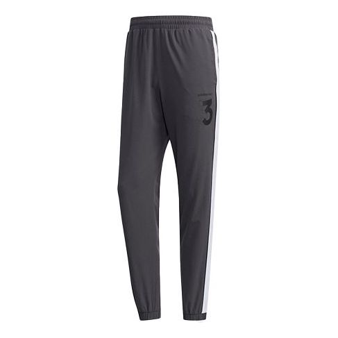 adidas neo M Cs Ris Tp Numeric Logo Sports Pants Gray EJ7066