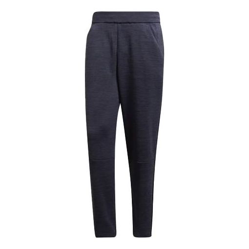 adidas Zipper Pocket Sports Running Long Pants Blue CZ8652