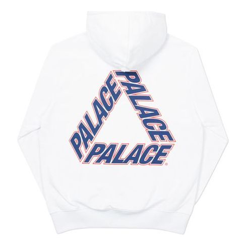 PALACE Classic Triangle Hooded Sweater Unisex White P19HD050