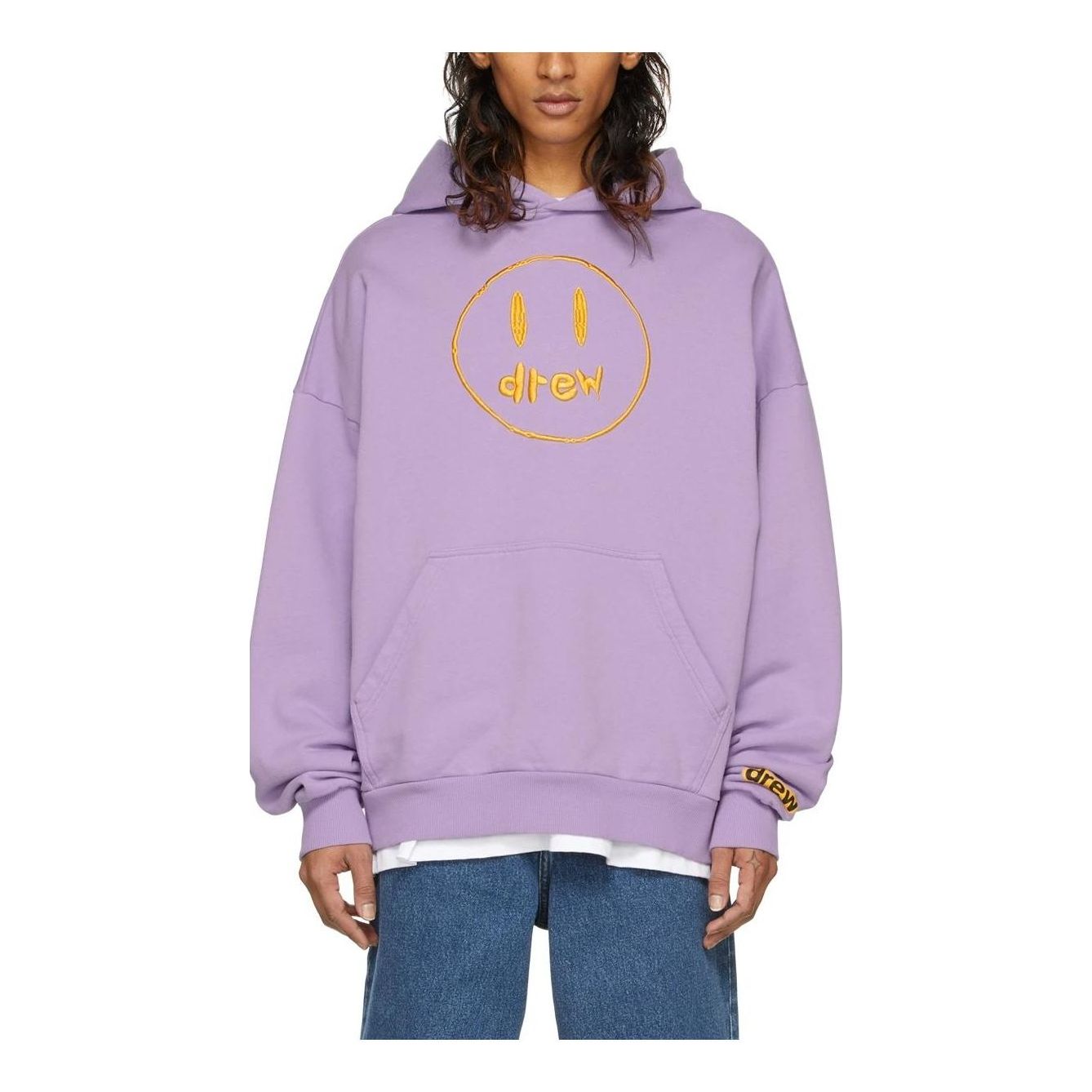 Drew House SSENSE Exclusive Painted Mascot Hoodie 'Lavender' 221454M202000
