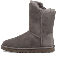 (WMNS) UGG Short Turnlock Snow Boots Gray 1094933-CHRC