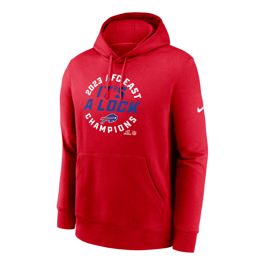 Nike NFL Buffalo Bills 2023 AFC East Champions Trophy Collection Pullover Hoodie 'Red' NPDK65N81Z-KTR