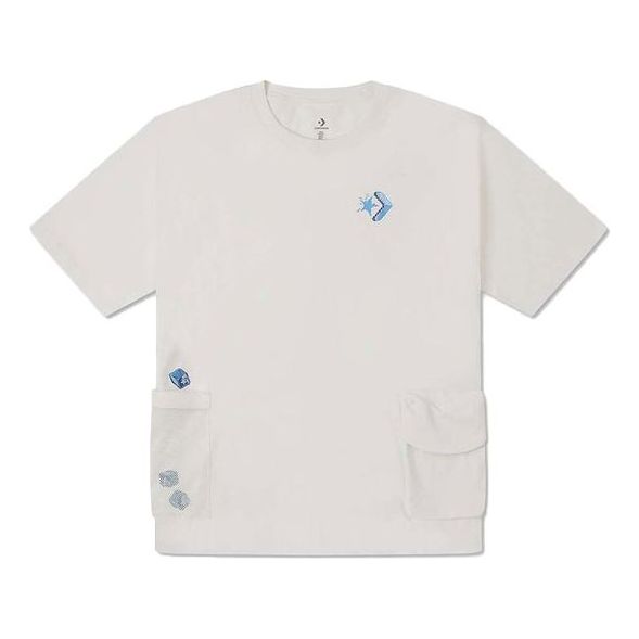 Converse Summer Drink Pocket T-Shirt Asia Sizing 'Egret' 10027225-A01