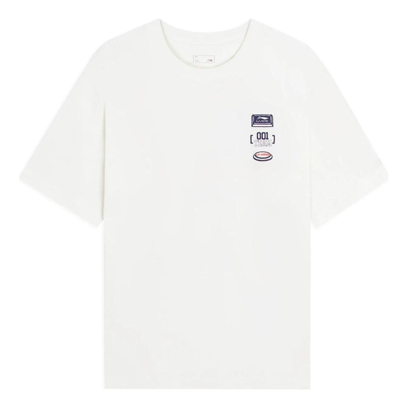 Li-Ning 001 Team Graphic T-shirt 'White' AHSS899-1