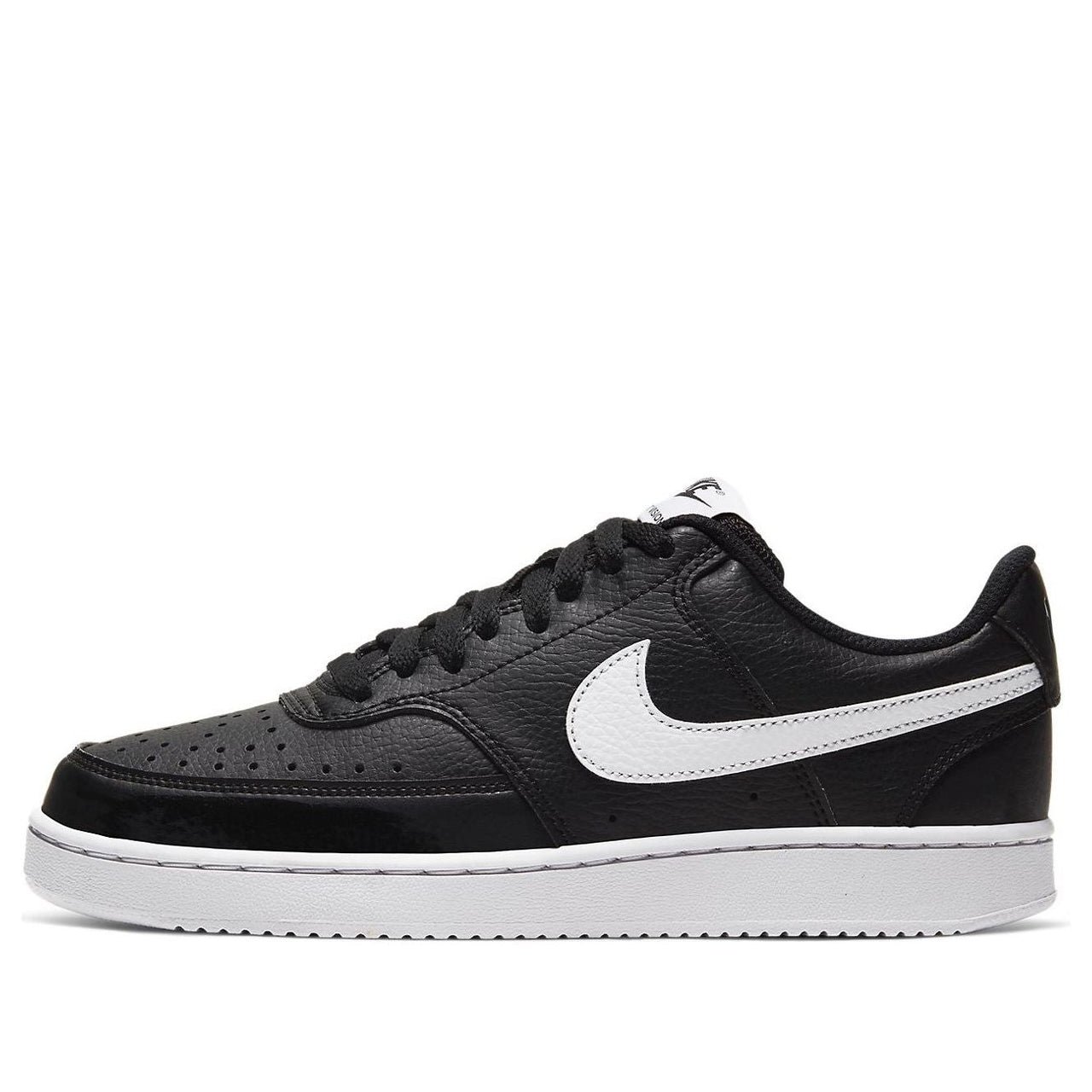 (WMNS) Nike Court Vision Low 'Black White' CD5435-001
