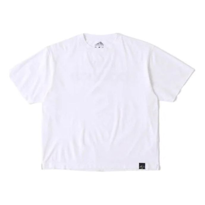 New Balance Lifestyle Plain Cotton T-Shirt Asia Sizing 'White' AMT35016-MW1