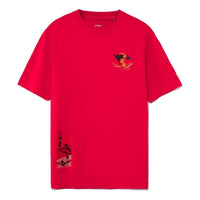 Li-Ning Graphic T-shirt 'Red' AHSRB99-2