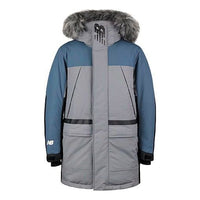 New Balance Warm Winter Down Parka Asia Sizing 'Grey Blue' NP943041-GR