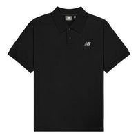 New Balance NB Logo Polo Shirt Asia Sizing 'Black' NFE21011-BK