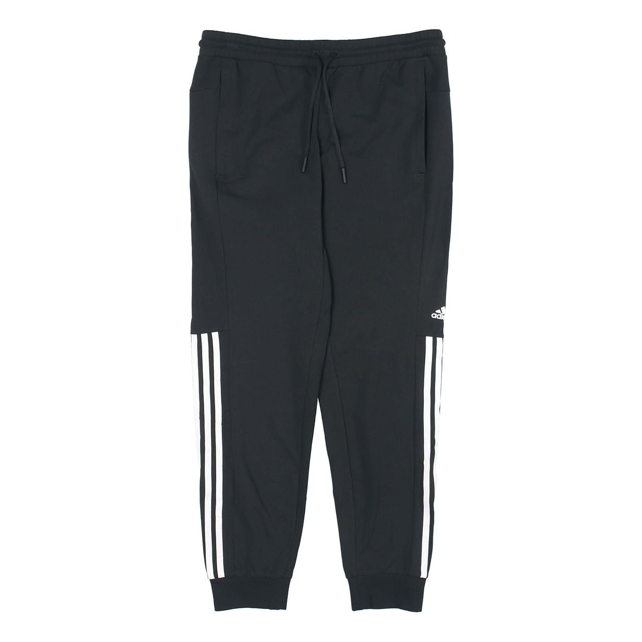 adidas Plaid Pants Knitted Sports Pants Men Black FT2843