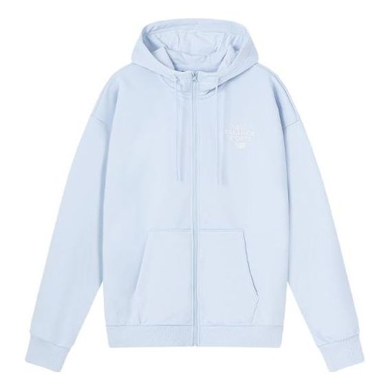 New Balance Sportswear Hooded Jacket Asia Sizing 'Sky Blue' 6DD12033-LBL