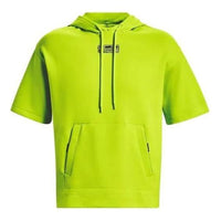 Under Armour Summit Knit Short Sleeve Hoodie 'Neon Green' 1378894-324