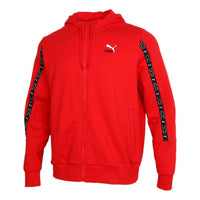 PUMA Elevate Hooded Full-Zip Jacket 'Red Black' 531071-11