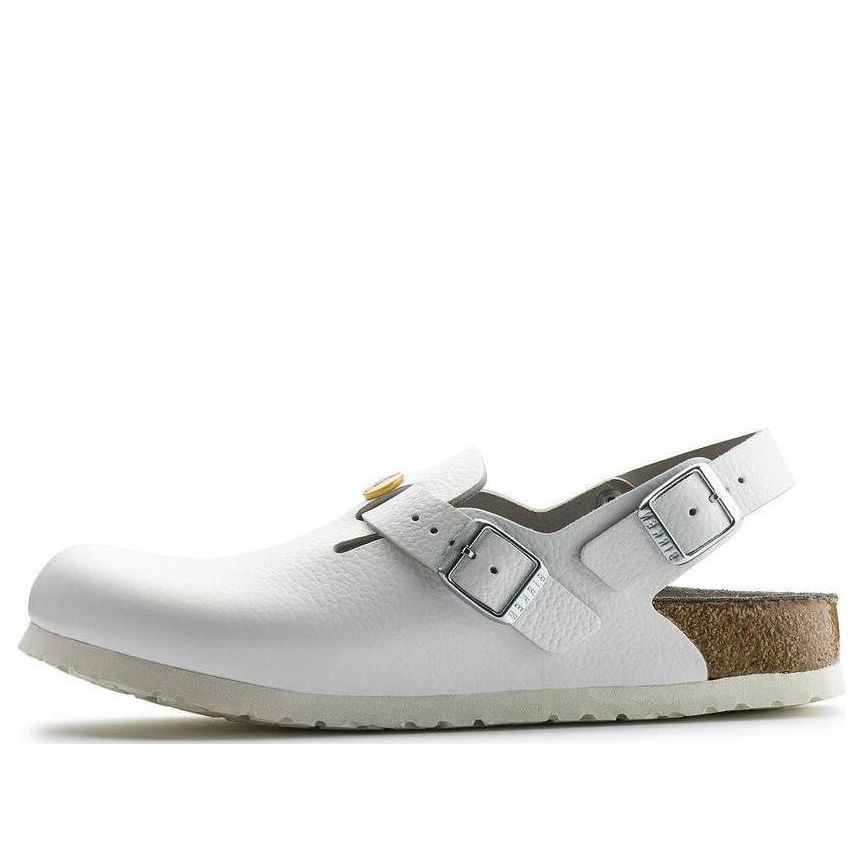 Birkenstock Tokio ESD Natural Leather Sandals 'White' 0061418