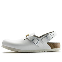 Birkenstock Tokio ESD Natural Leather Sandals 'White' 0061418