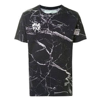 Off-White Arrows Large Printing Short Sleeve Ordinary Version Black OMAA027T19A940879901