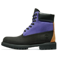 Timberland 6 Inch Premium Waterproof Boot 'Black Nubuck with Purple' A2KDP001