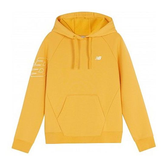 (WMNS) New Balance Logo Printing Sweatshirt Yellow NC94S212-MYW