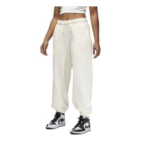 (WMNS) Air Jordan Flight Fleece Trousers 'White' FB5113-133