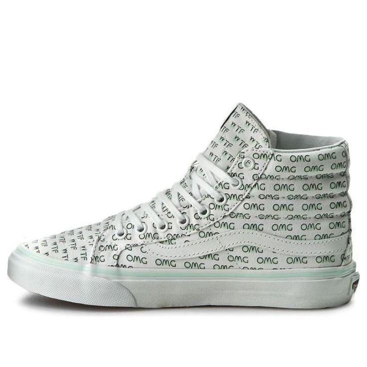Vans SK8-HI Slim White/Green VN0A32R2MUR